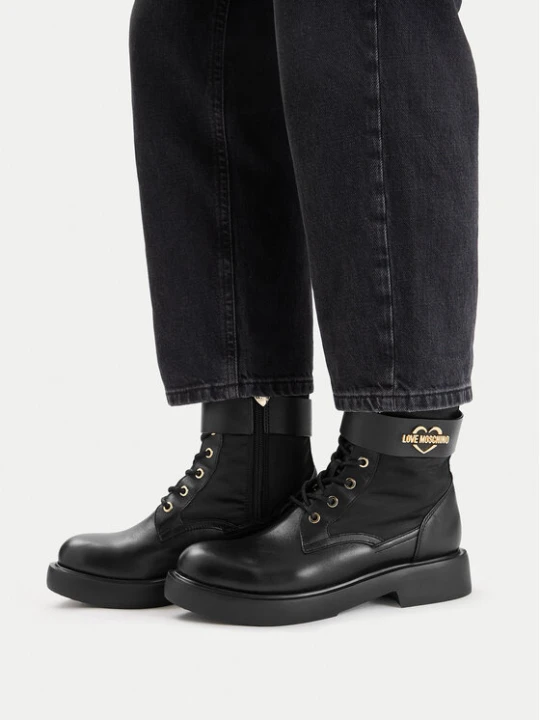 Zdjęcie produktu Trzewiki LOVE MOSCHINO JA24024G1NIN100A41 Czarny