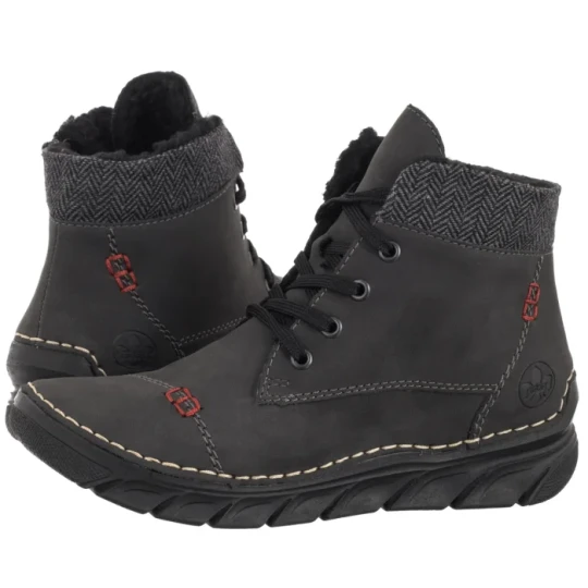 Zdjęcie produktu Trzewiki Szare 55031-45 Grey (RI303-a) Rieker