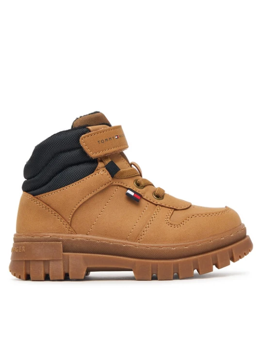 Zdjęcie produktu Trzewiki Tommy Hilfiger T1X5-35290-0316A253 Brązowy jasny
