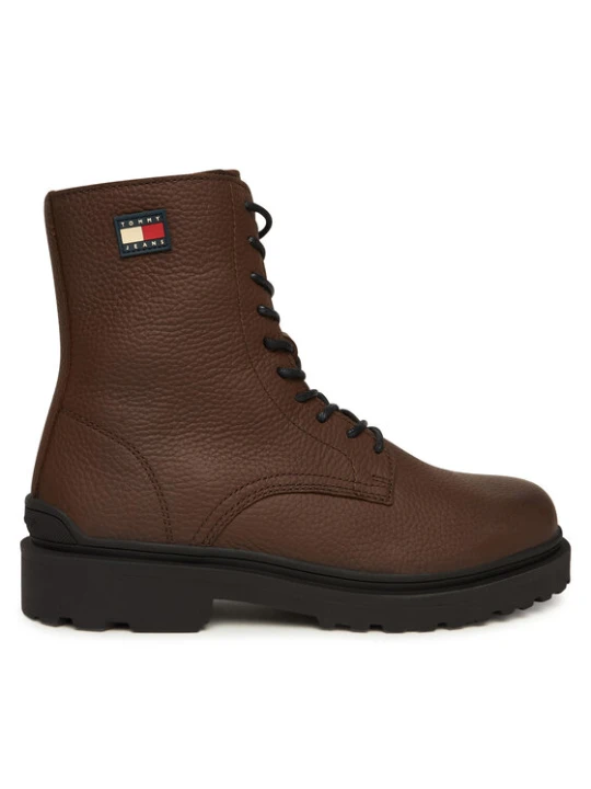 Zdjęcie produktu Trzewiki Tommy Jeans Tjm Lace Up Tumbled High EM0EM01631 Brązowy