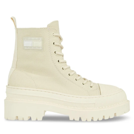 Zdjęcie produktu Trzewiki Tommy Jeans Tjw Foxing Canvas Boot EN0EN02216 Beżowy