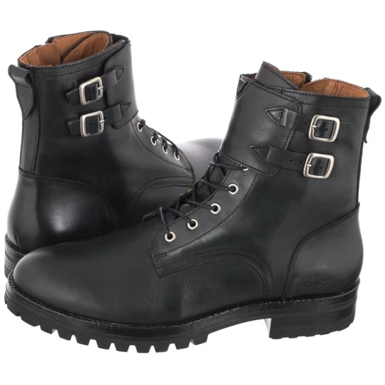 Zdjęcie produktu Trzewiki Vigo Black FMVIG8 LEA11 (GU124-a) Guess