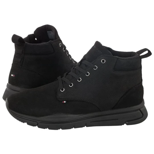 Zdjęcie produktu Trzewiki Warm Hilfiger Lth Hybrid Boot Black FM0FM04412 BDS (TH665-a) Tommy Hilfiger