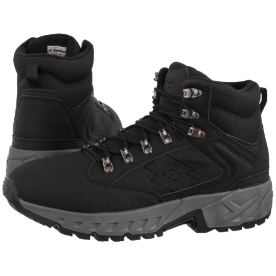 Zdjęcie produktu Trzewiki Woodlark Mid 2400310U 1111 Black (LO13-a) Lotto