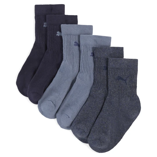 Zdjęcie produktu Trzy pary sportowych skarpet PUMA Junior, Akcesoria Denim Blue