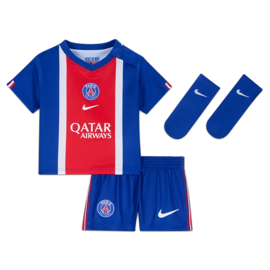 Zdjęcie produktu Trzyczęściowy strój do piłki nożnej dla niemowląt i maluchów Nike Paris Saint-Germain Stadium 2026 (wersja domowa) – replika - Niebieski