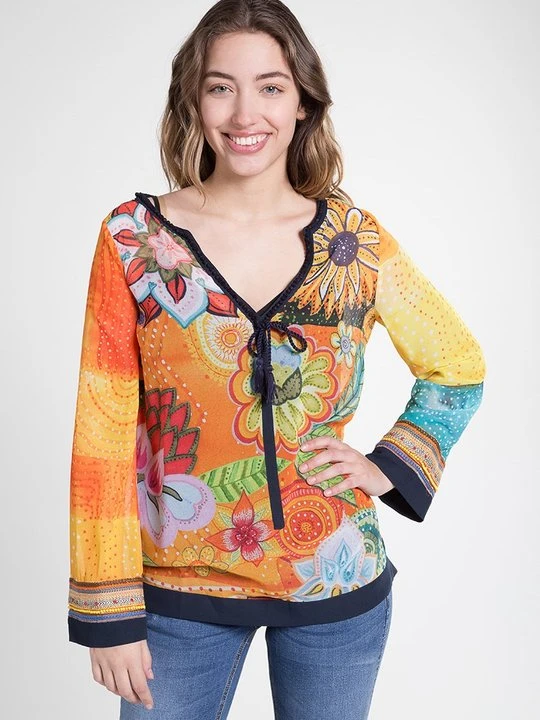 Zdjęcie produktu Tunika Desigual pomarańczowy
