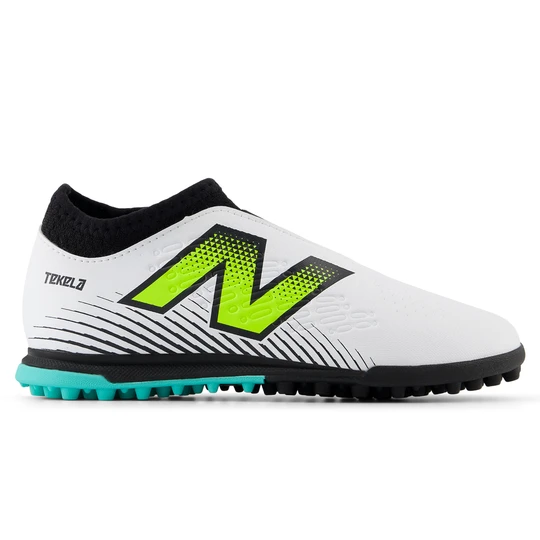 Zdjęcie produktu Turfy dziecięce New Balance TEKELA V4+ MAGIQUE JNR FG SJT3TH45 – białe