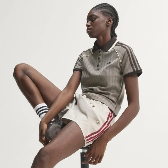 Zdjęcie produktu TWEEDOWA KOSZULKA POLO Adidas Light Brown