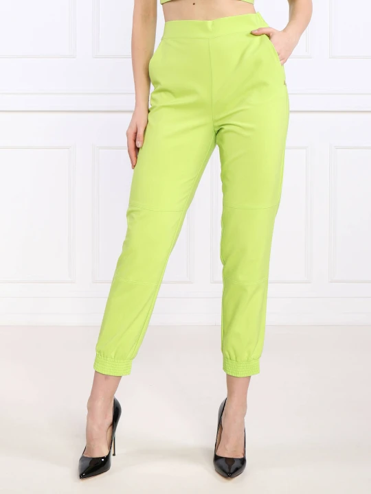Zdjęcie produktu Twinset Actitude Spodnie joggery | Regular Fit limonkowy