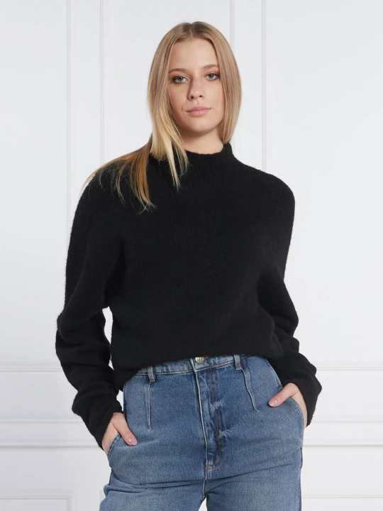 Zdjęcie produktu Twinset Actitude Sweter | Regular Fit | z dodatkiem wełny czarny