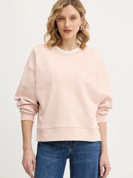 Zdjęcie produktu Twinset bluza bawełniana pomarańczowy
