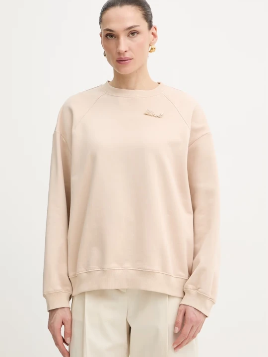Zdjęcie produktu Twinset bluza bawełniana beżowy