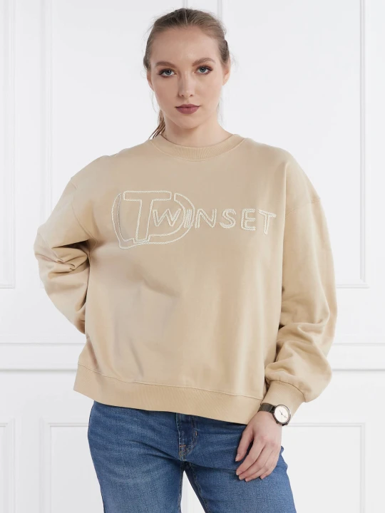 Zdjęcie produktu TWINSET Bluza | Oversize fit beżowy