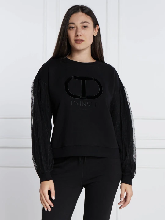 Zdjęcie produktu TWINSET Bluza | Regular Fit czarny