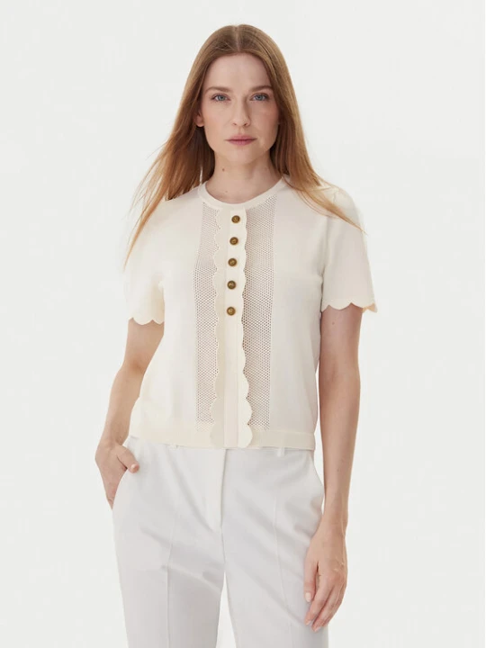 Zdjęcie produktu TWINSET Bluzka 252TP3203 Beżowy Regular Fit