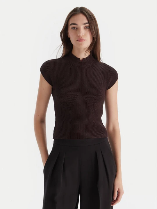 Zdjęcie produktu TWINSET Bluzka 252TT3550 Brązowy Regular Fit