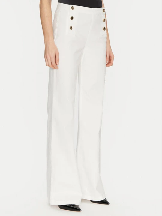 Zdjęcie produktu TWINSET Jeansy 251TP2590 Écru Wide Leg Kremowy