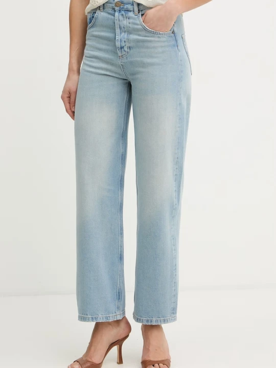 Zdjęcie produktu Twinset jeansy relaxed fit damskie niebieski