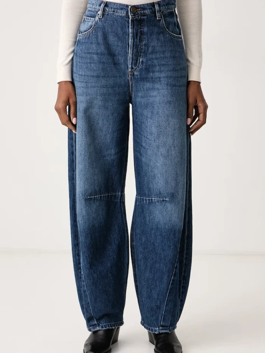 Zdjęcie produktu Twinset jeansy relaxed fit damskie niebieski