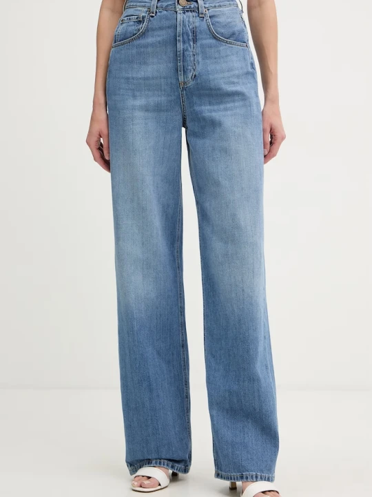 Zdjęcie produktu Twinset jeansy straight damskie niebieski