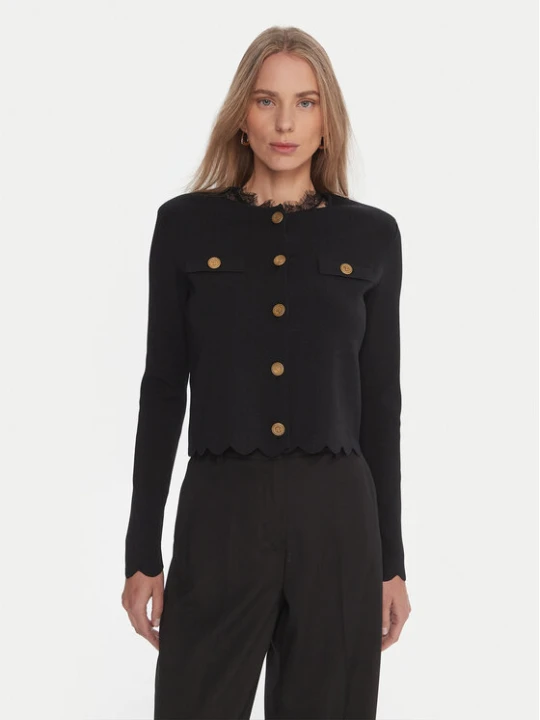 Zdjęcie produktu TWINSET Kardigan 252TP320A Czarny Regular Fit