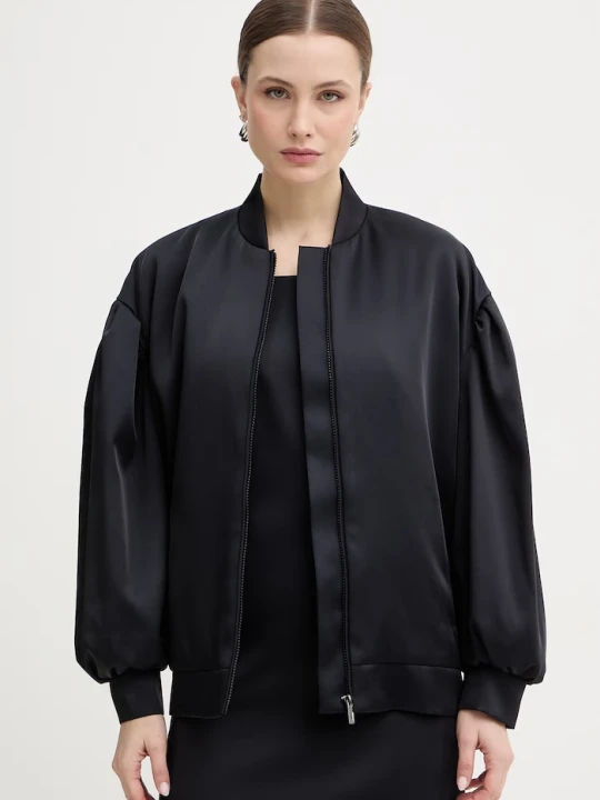 Zdjęcie produktu Twinset kurtka bomber czarny