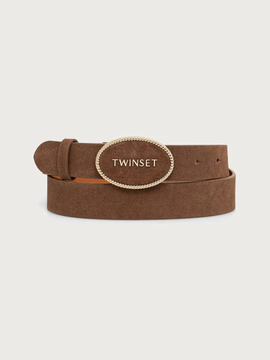 Zdjęcie produktu Twinset pasek damski brązowy