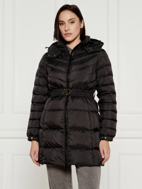 Zdjęcie produktu TWINSET Puchowa kurtka | Regular Fit czarny