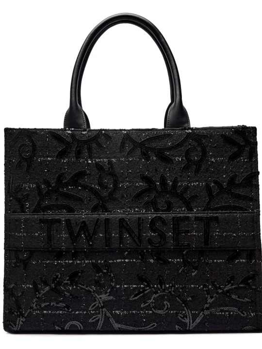 Zdjęcie produktu TWINSET Shopperka Victoria czarny