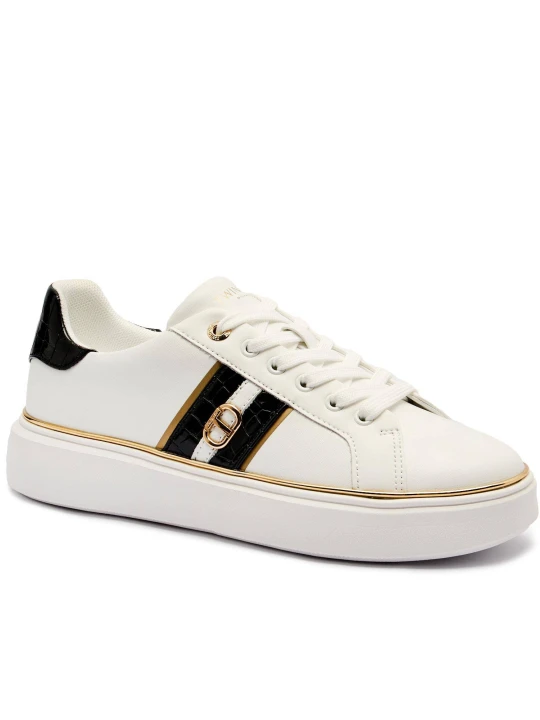 Zdjęcie produktu TWINSET Skórzane sneakersy biały