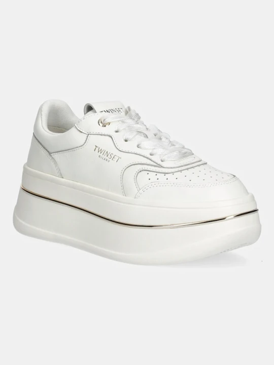 Zdjęcie produktu Twinset sneakersy skórzane biały