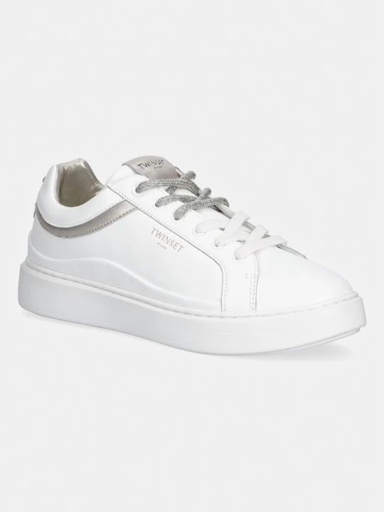 Zdjęcie produktu Twinset sneakersy skórzane biały