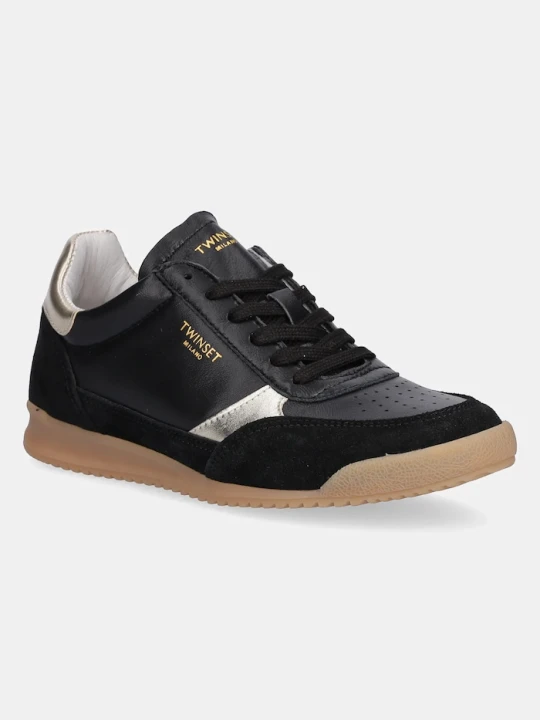 Zdjęcie produktu Twinset sneakersy skórzane czarny