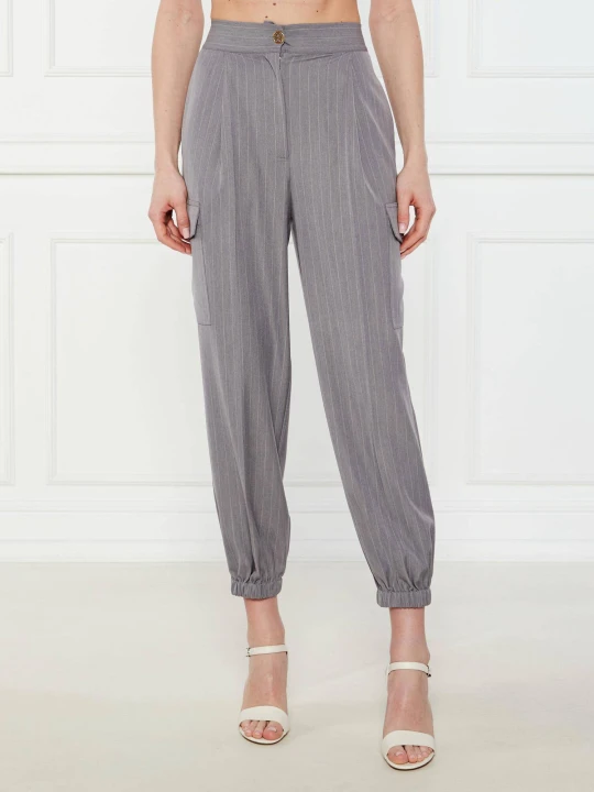 Zdjęcie produktu TWINSET Spodnie cargo | Regular Fit grafitowy