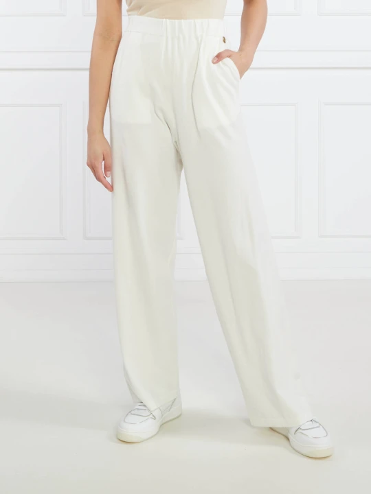 Zdjęcie produktu TWINSET Spodnie dresowe | Relaxed fit kremowy