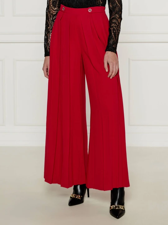 Zdjęcie produktu TWINSET Spodnie | flare fit czerwony