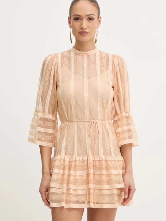 Zdjęcie produktu Twinset Sukienka babydoll pomarańczowy