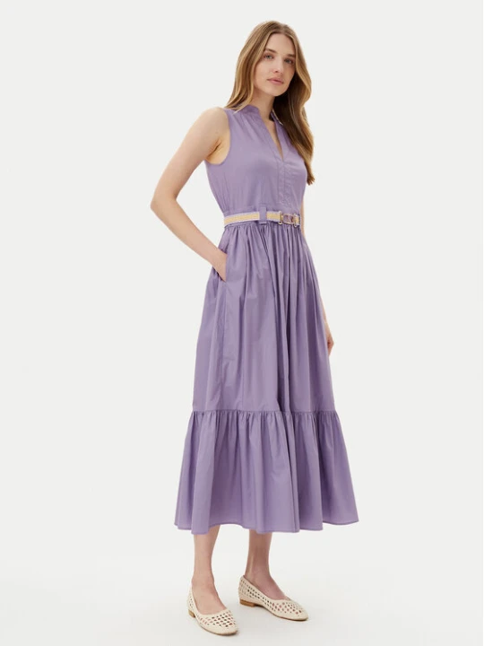 Zdjęcie produktu TWINSET Sukienka codzienna 251TT2101 Fioletowy Regular Fit