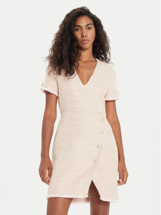 Zdjęcie produktu TWINSET Sukienka dzianinowa 241TP2425 Różowy Slim Fit