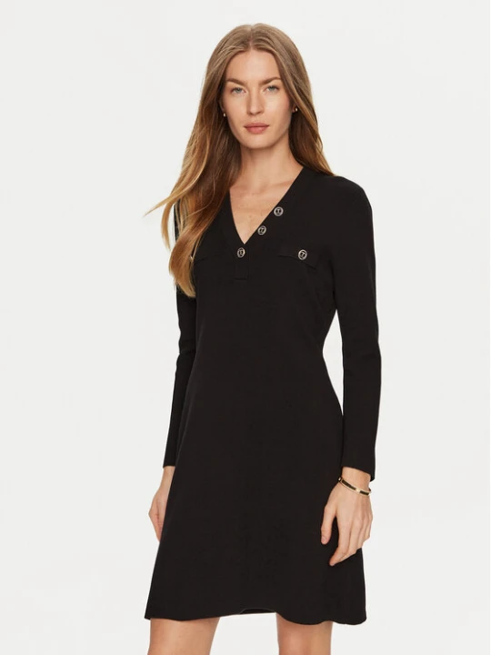 Zdjęcie produktu TWINSET Sukienka dzianinowa 241TP3094 Czarny Regular Fit