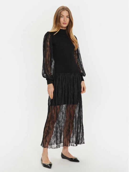 Zdjęcie produktu TWINSET Sukienka dzianinowa 242TT3161 Czarny Regular Fit