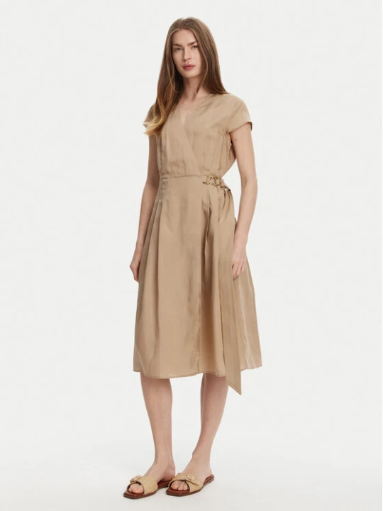 Zdjęcie produktu TWINSET Sukienka letnia 251TT2072 Beżowy Loose Fit