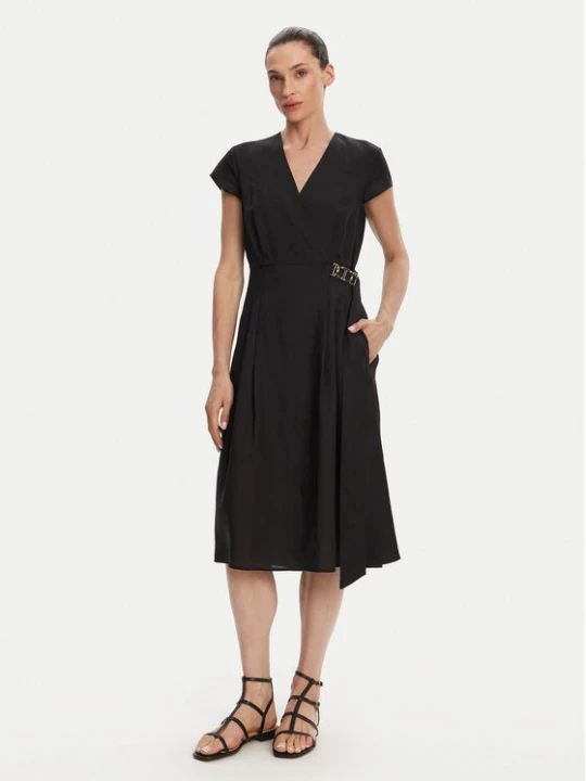 Zdjęcie produktu TWINSET Sukienka letnia 251TT2072 Czarny Loose Fit