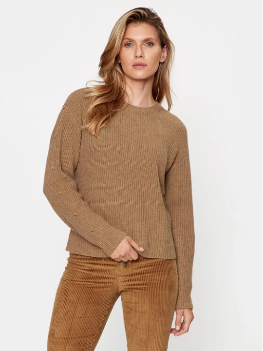Zdjęcie produktu TWINSET Sweter 232TT3330 Brązowy Regular Fit