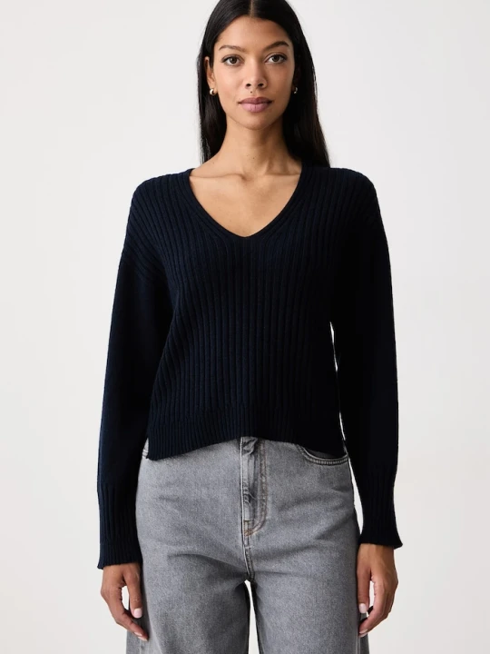 Zdjęcie produktu Twinset sweter damski kaszmirowy granatowy