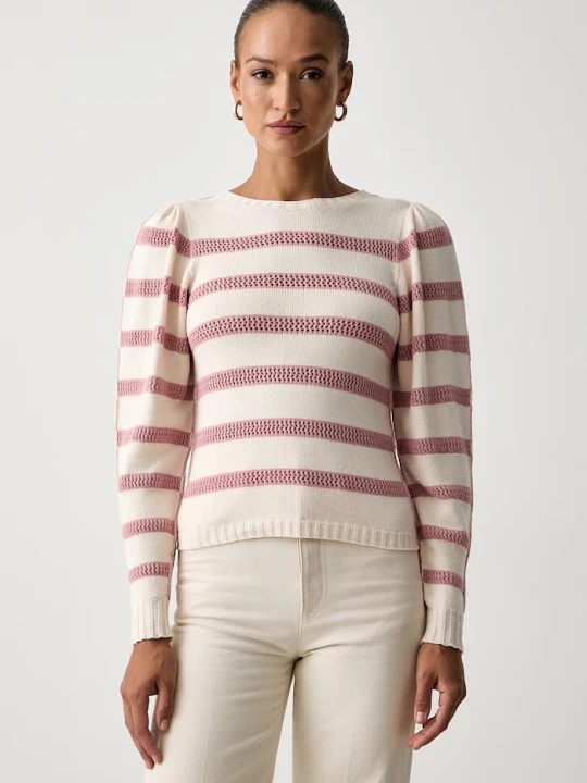 Zdjęcie produktu Twinset sweter damski z wełną beżowy