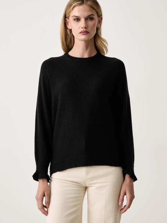 Zdjęcie produktu Twinset sweter damski z wełną czarny
