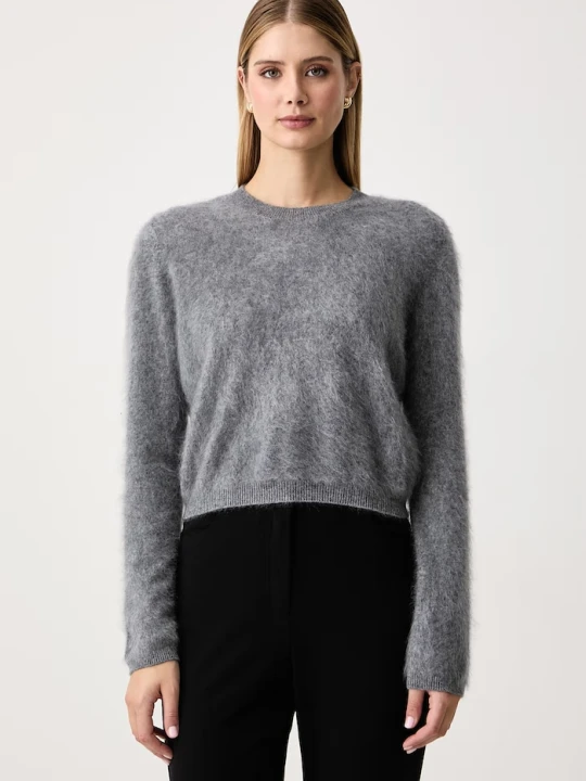 Zdjęcie produktu Twinset sweter damski z wełną szary