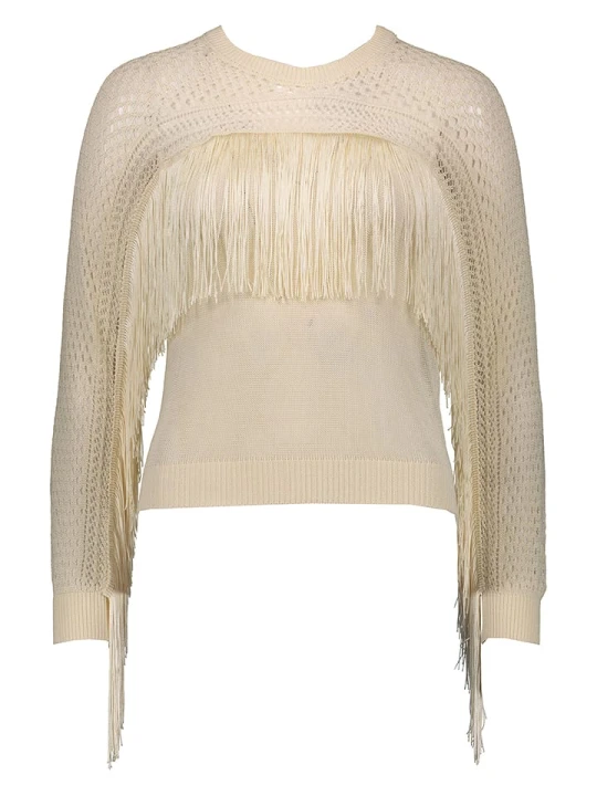 Zdjęcie produktu Twinset Sweter w kolorze beżowym rozmiar: XL